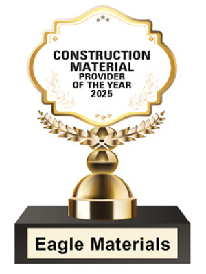 Construction Material Provider of the Year - 2025
